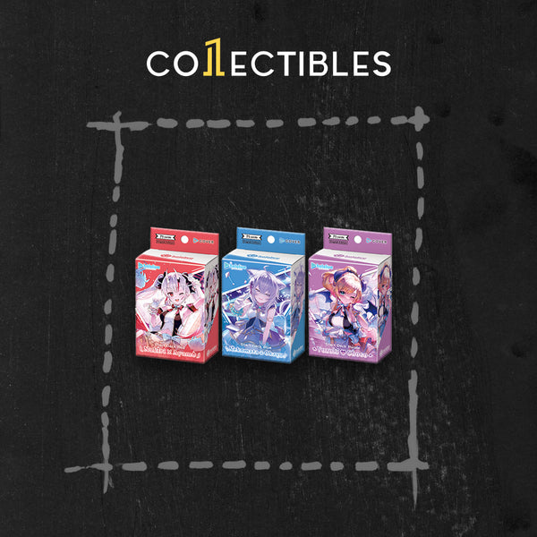 Hololive Official Card Game English: Purple, Red & Blue Start Deck